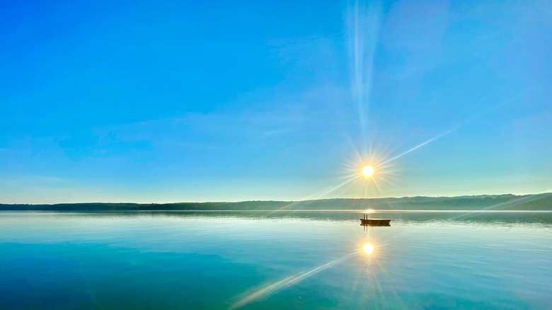 Sunrise over Walloon Lake