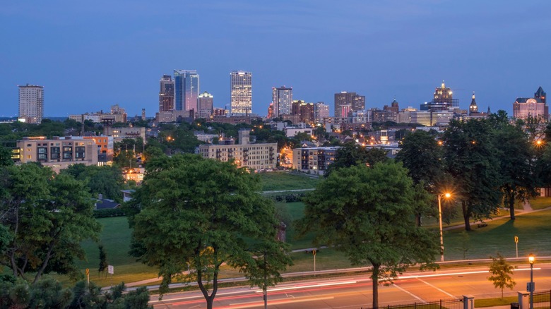 View of Downtown Milwaukee from Riverwest
