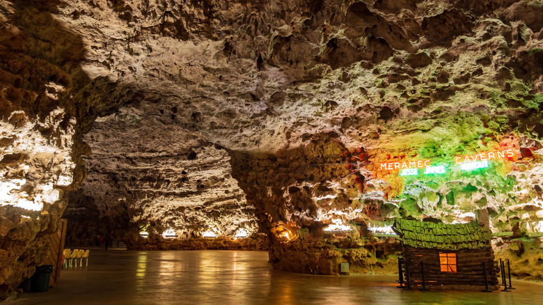 Inside Meramec Caverns
