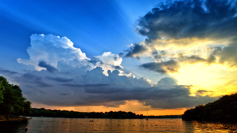Sunset at Old Hickory Lake