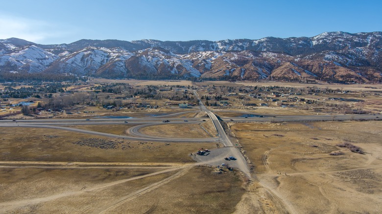 the Washoe Valley with mountain backdrop