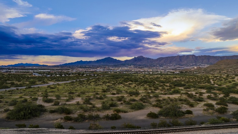 View of Sunland Park from Mexico