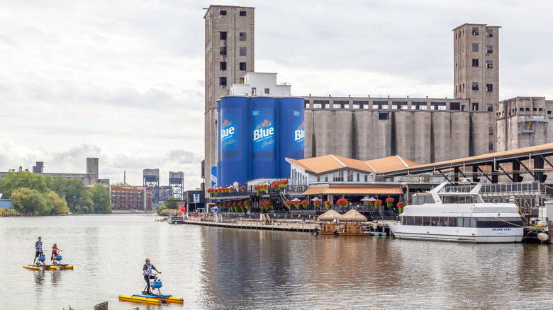 Buffalo waterfront at Silo City