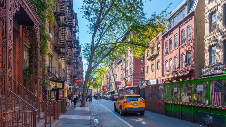 Greenwich Village is one of New York City's prettiest neighborhoods with restaurants including Caffe Reggio