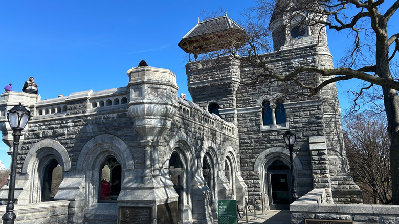Belvedere Castle bathed in the autumn sunlight