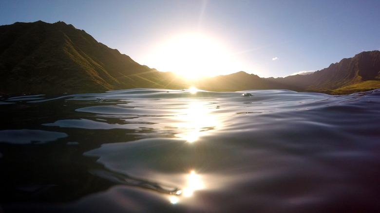 Sunrise at Mākua Beach