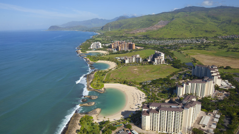 Aerial view of Ko Olina