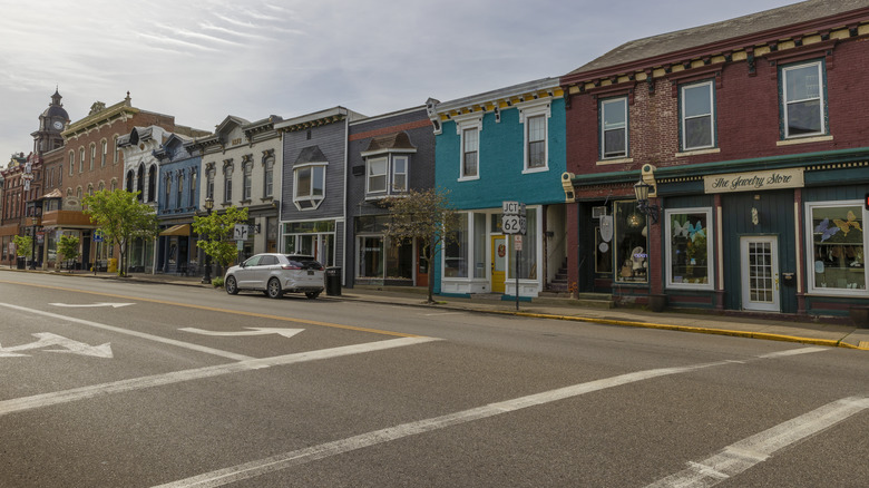 street scene in Historic Downtown Millersburg