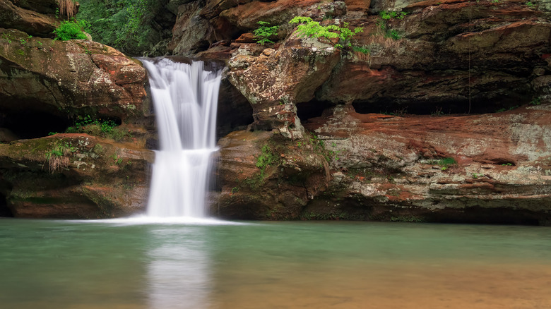 Upper Falls at Old Man's Cave in Ohio