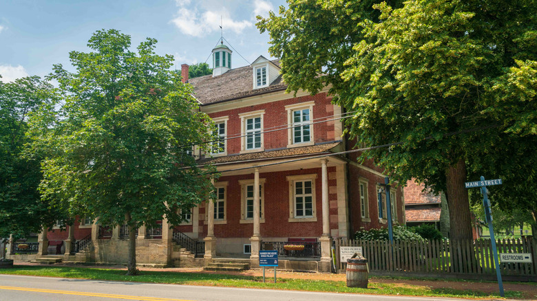 An historic building in the Historic Zoar Village in Zoar, Ohio.