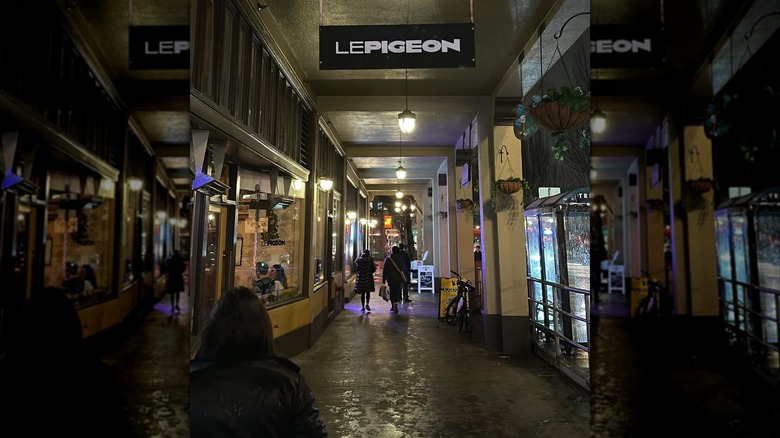 Exterior of Le Pigeon in Portland, OR