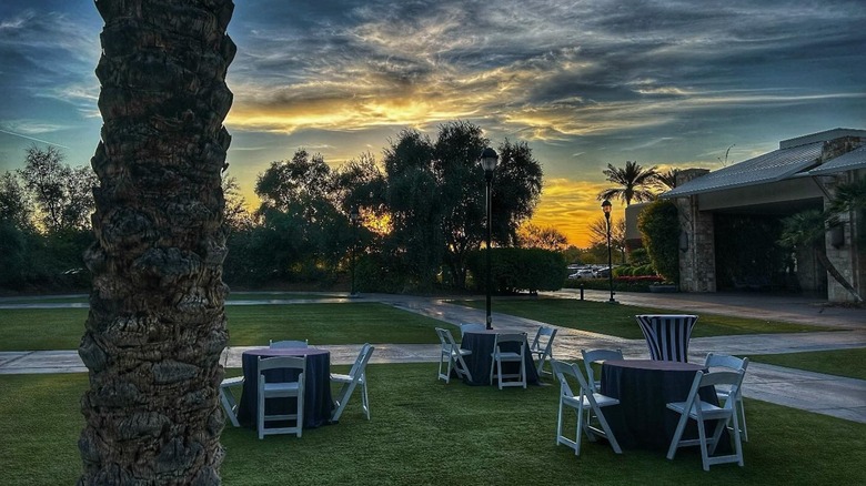 Sunset over JW Marriott Phoenix Desert Ridge Resort & Spa