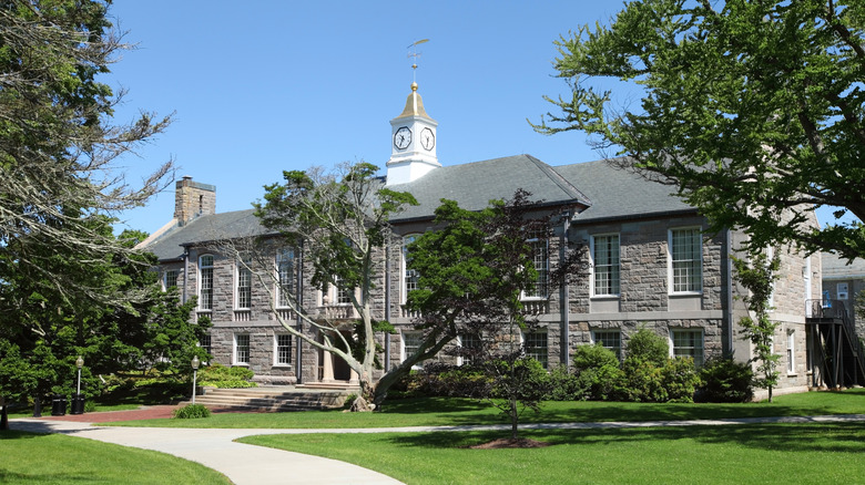 A building on the University of Rhode Island