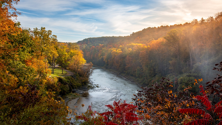 Letchworth State Park in the fall