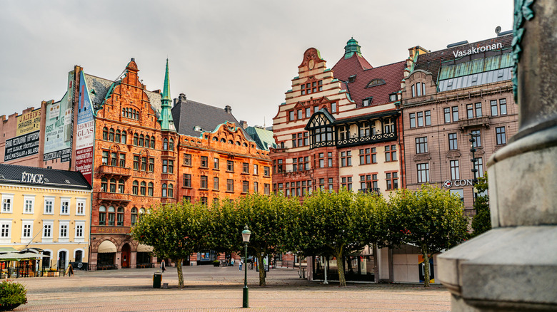 Stortorget Square in Malmo, Sweden