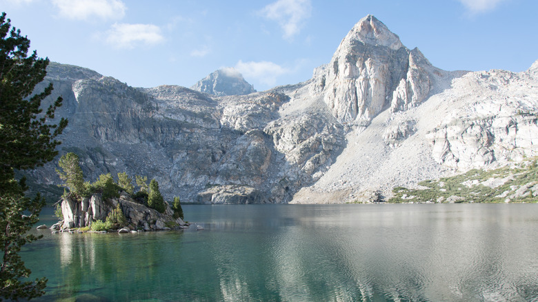 Rae Lake, on the Rae Lakes Loop hike in Sequoia Kings Canyon National Park