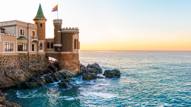 Wulff Castle overlooking the sea in Viña del Mar