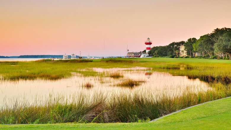 A view from a golf course on Hilton Head Island.