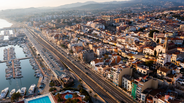 View of El Masnou, Spain