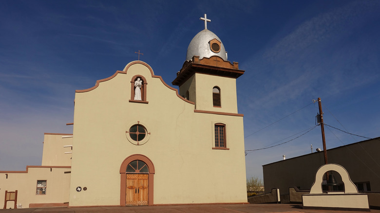 Ysleta Mission church in Ysleta, El Paso, Texas