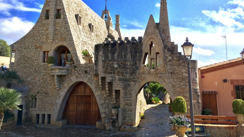 Antoni Gaudí's Bodegas Güell in Garraf, Spain