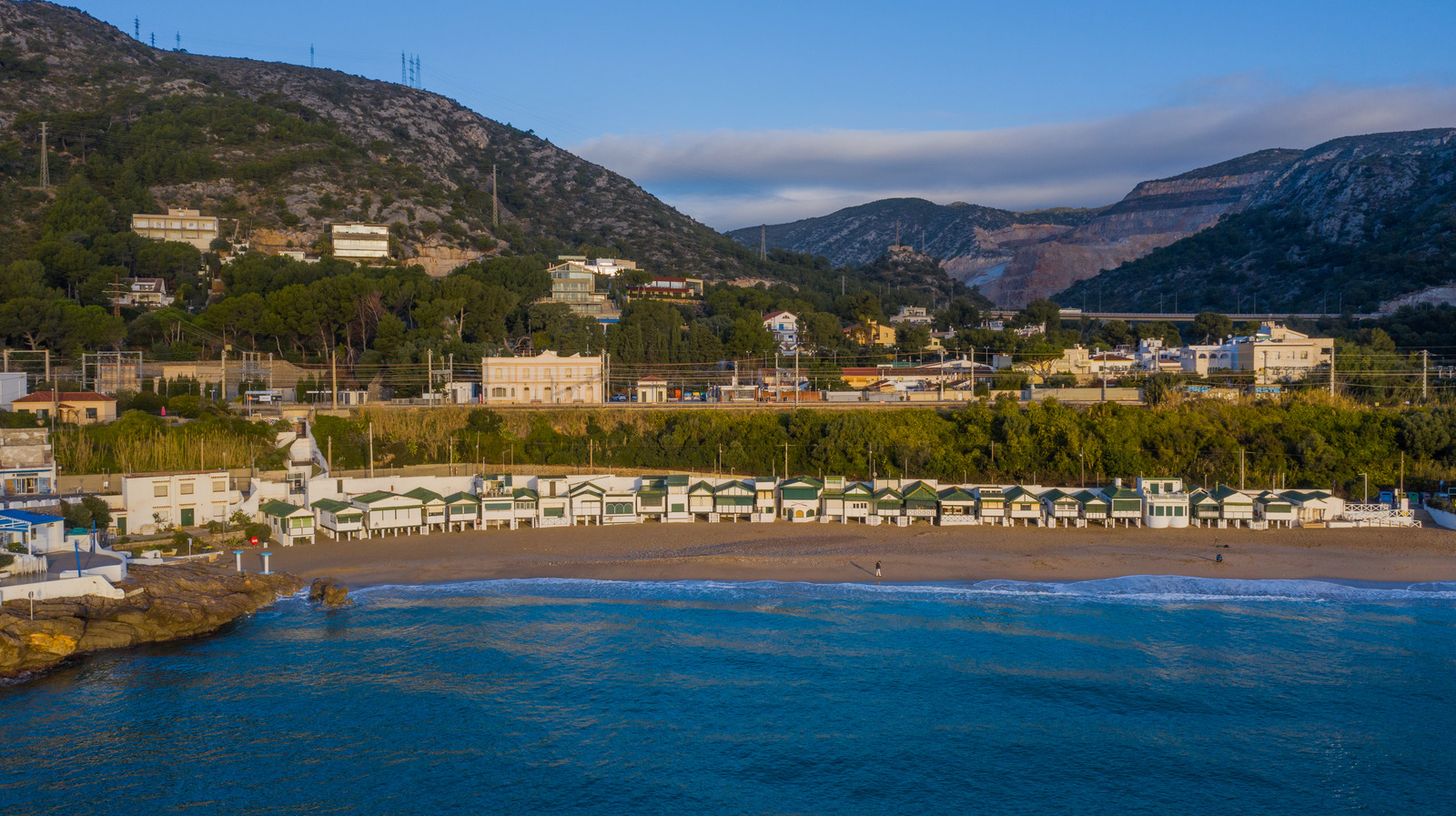 One Of The Best Beaches Just Outside Barcelona Is A Picture-Perfect Gem That's Hard To Miss