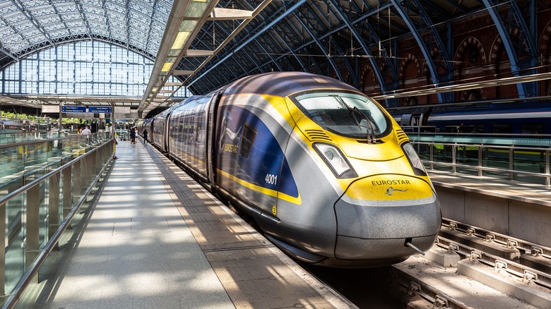Eurostar train in London, England