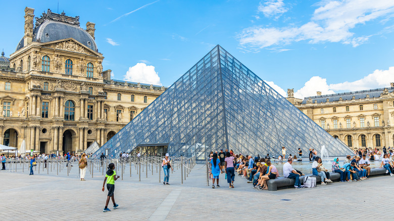 The Louvre in Paris, France