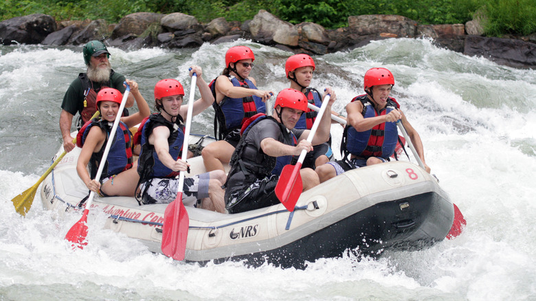 Whitewater rafting on the Ocoee River in Tennessee