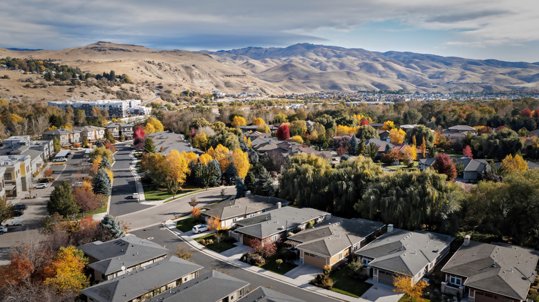 Residential neighborhood in Boise