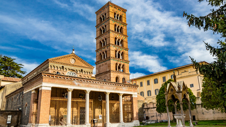 The Abbey of Saint Nilus, a landmark in Grottaferrata