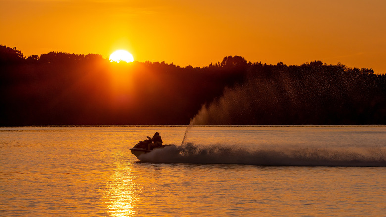 Sunset at Shenango River Lake in Hermitage