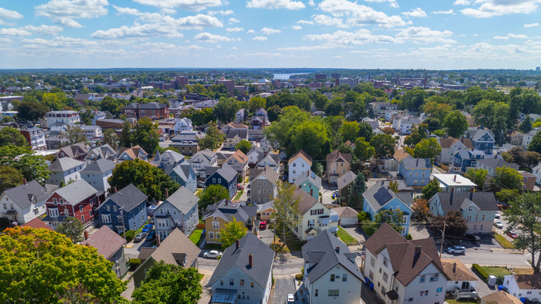 Historic homes in Central Falls, Rhode Island