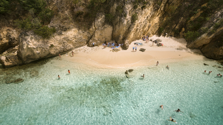 A small beach in Anguilla