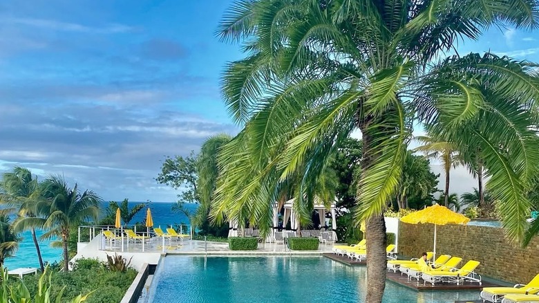 Pool at Malliouhana resort