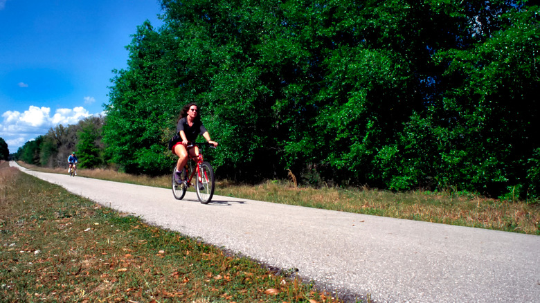 Withlacoochee State Forest has thousands of acres of trails to explore on foot, bike, motorcycle, horseback, and by water