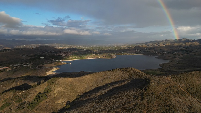A view over Bard Lake and area surrounding Thousand Oaks