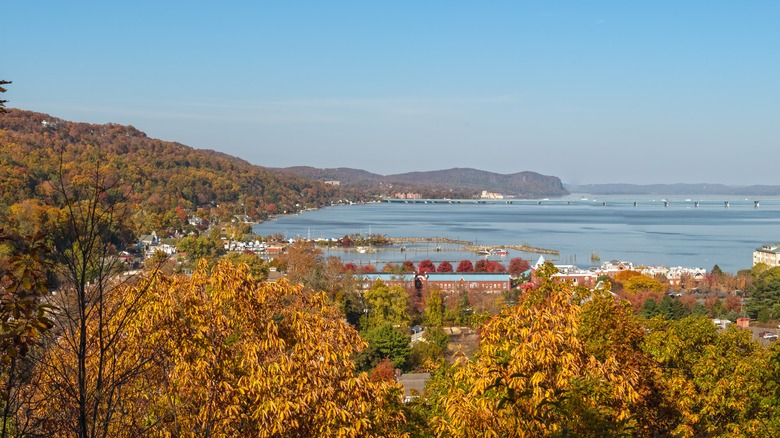 Panoramic view of Piermont, New York