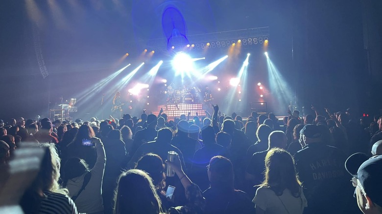Concert and large crowd at Jackpot Junction Casino.