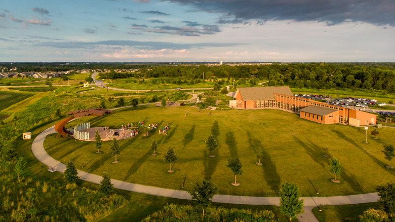 Public park in Marion, Iowa