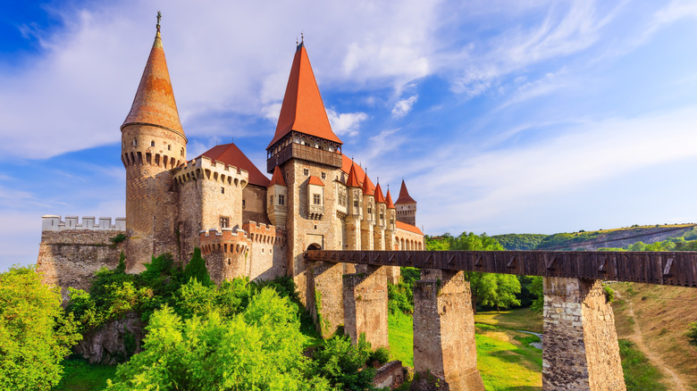 Corvin castle in Romania