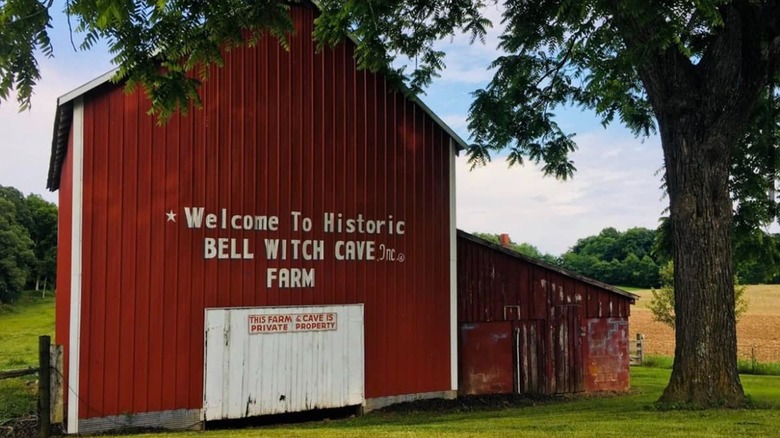 Bell Witch Cave Farm exterior and farm