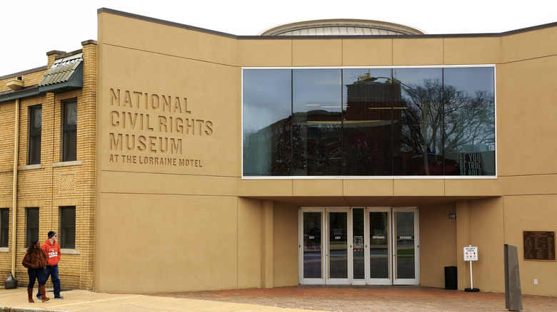 Entrance of the National Civil Rights Museum in Memphis
