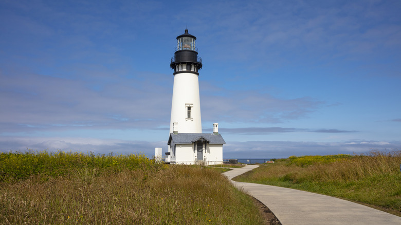 Yaquina Head Lighthouse on the Oregon Coast