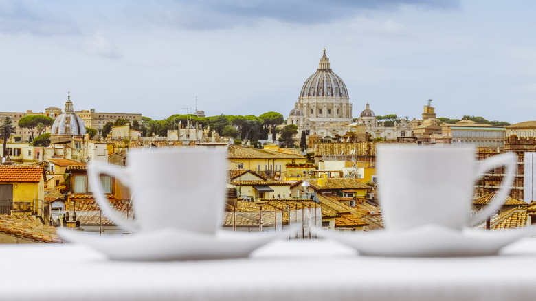 coffee cups in italy