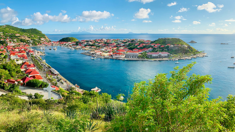 Aerial view of Saint Barthélemy