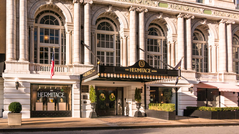 Exterior of the Hermitage Hotel