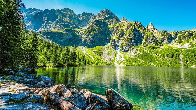 Mountains in the Tatra National Park, Poland