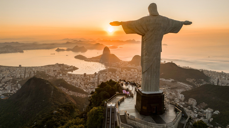 Christ the Redeemer overlooking Rio de Janeiro, Brazil