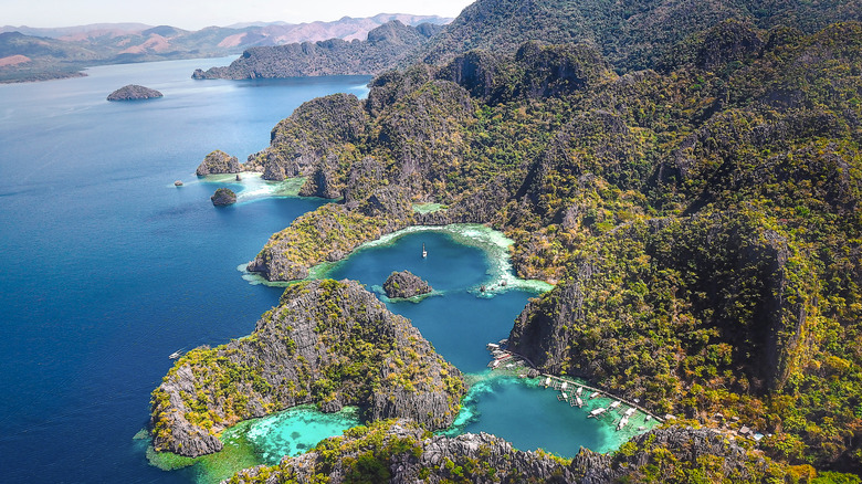 Lake Kayangan in the island of Coron in Palawan, Philippines